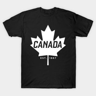 Canada Maple Leaf design - Canada Est. 1867 Vintage Sport T-Shirt